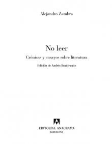 No leer