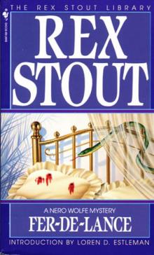 Rex Stout - Nero Wolfe 01 - Fer-de-Lance