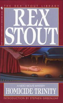 Rex Stout - Nero Wolfe 37 - Homicide Trinity